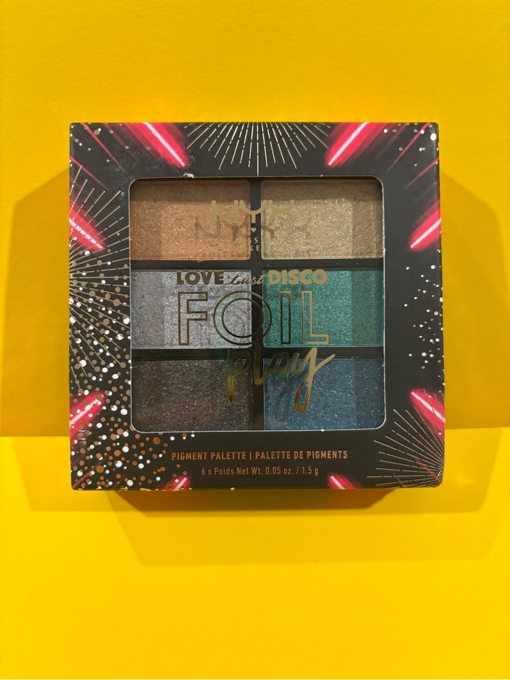 BNIB! Still Sealed! NYX Love Lust Disco Foil Play Palette in LET’S GROOVE
